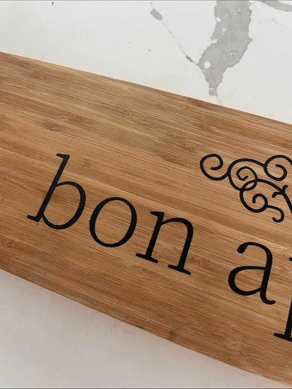 Bon Appétit Bamboo Serving Tray with Handles